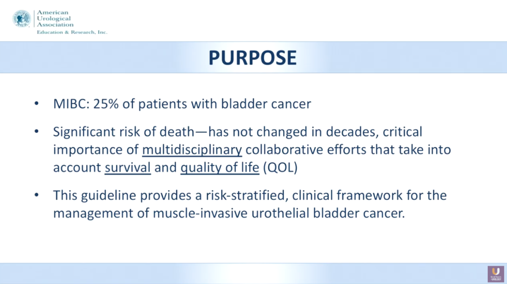 Michael S Cookson Muscle Invasive Bladder Cancer 2018 Guidelines