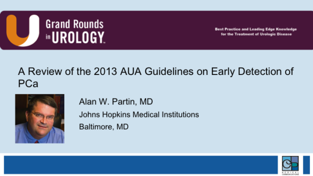 A Review of the 2013 AUA Guidelines on Early Detection of PCa