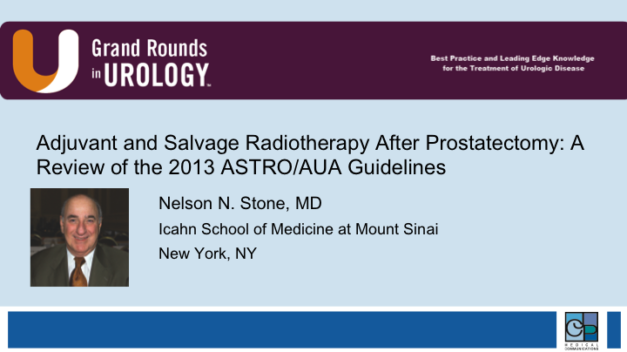 Adjuvant and Salvage Radiotherapy After Prostatectomy: A Review of the 2013 ASTRO/AUA Guidelines