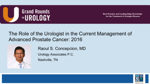 The Role of the Urologist in the Current Management of Advanced Prostate Cancer: 2016