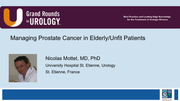 Managing Prostate Cancer in Elderly/Unfit Patients