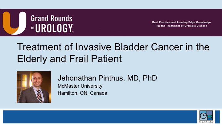 Dr. Jehonathan Pinthus | Treatment of Bladder Cancer in Elderly Patients