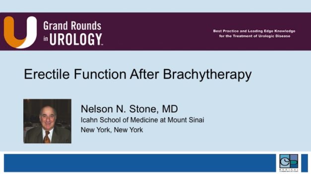 Erectile Function After Brachytherapy