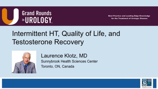 Intermittent HT, Quality of Life, and Testosterone Recovery