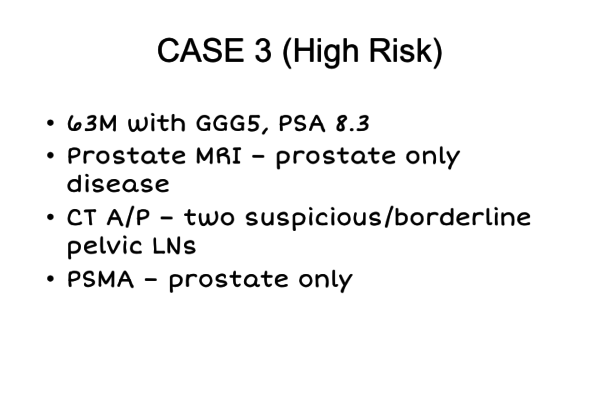 The Role of Molecular Imaging in Managing High Risk and Recurrent PCa