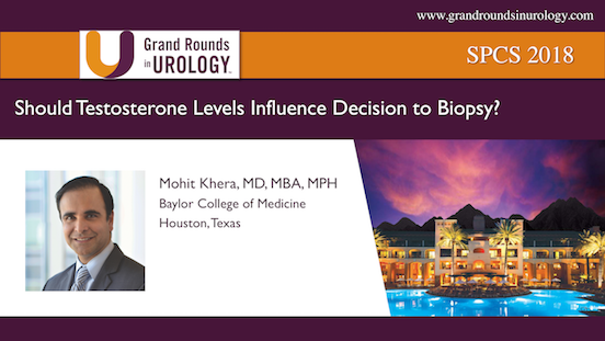 Should Testosterone Levels Influence Decision to Biopsy?