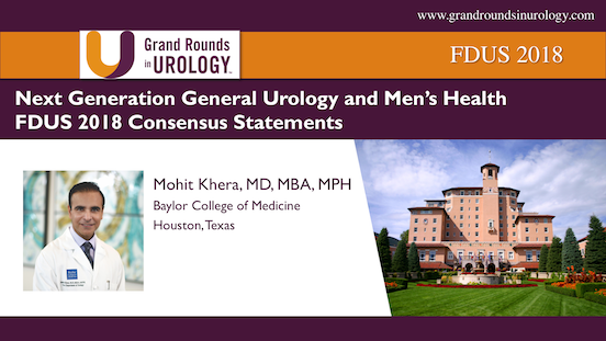 FDUS 2018-Next Generation General Urology and Men’s Health
