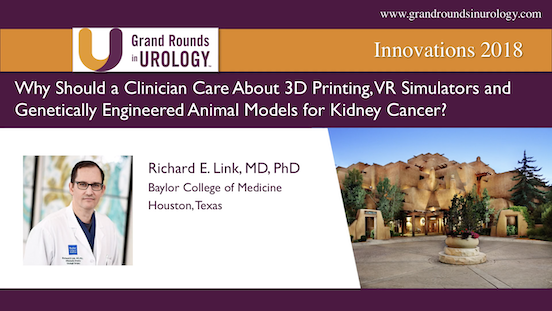Why Should a Clinician Care About 3D Printing, VR Simulators and Genetically Engineered Animal Models for Kidney Cancer?