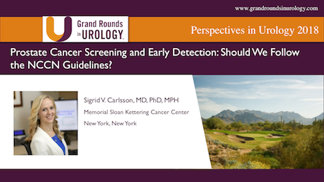 Prostate Cancer and Early Detection: Should We Follow the NCCN Guidelines?