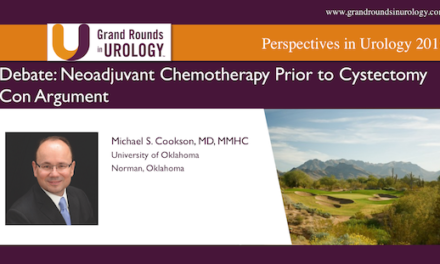 Debate: Neoadjuvant Chemotherapy Prior to Cystectomy | Con Argument