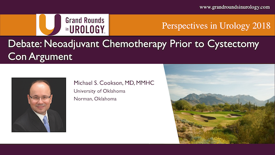 Debate: Neoadjuvant Chemotherapy Prior to Cystectomy | Con Argument