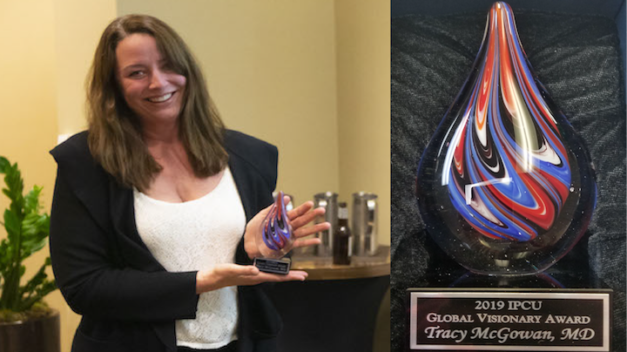 Dr. Tracy McGowan Awarded IPCU Global Visionary Award