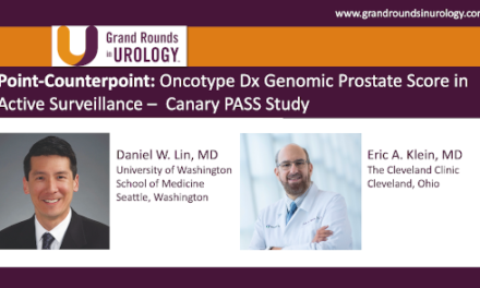 Point-Counterpoint: Oncotype Dx Genomic Prostate Score in Active Surveillance –  Canary PASS Study