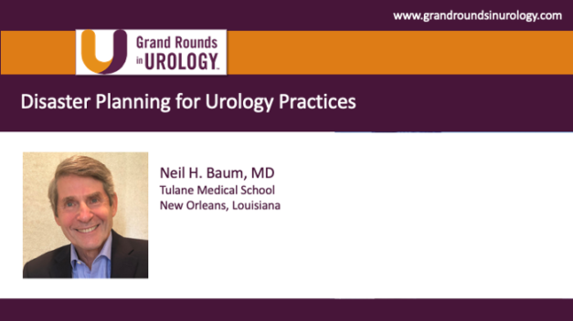 Disaster Planning for Urology Practices