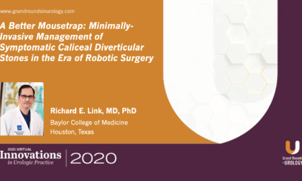 A Better Mousetrap: Minimally-Invasive Management of Symptomatic Caliceal Diverticular Stones in the Era of Robotic Surgery
