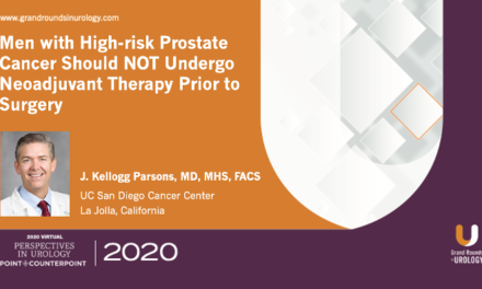 Men with High-Risk Prostate Cancer Should Not Undergo Neoadjuvant Therapy Prior to Surgery