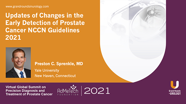 Updates of Changes in the Early Detection of Prostate Cancer NCCN Guidelines 2021