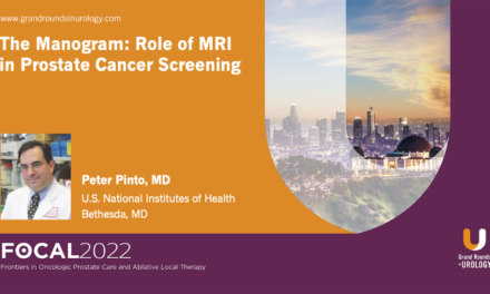 The Manogram: Role of MRI in Prostate Cancer Screening