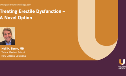 Treating Erectile Dysfunction – A Novel Option