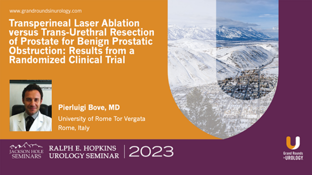 Transperineal Laser Ablation versus Trans-Urethral Resection of Prostate for Benign Prostatic Obstruction: Results from a Randomized Clinical Trial