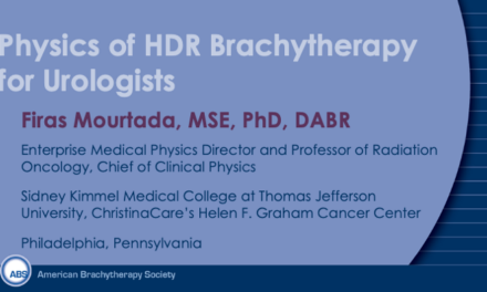 Physics of HDR Brachytherapy for Urologists