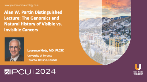Alan W. Partin Distinguished Lecture: The Genomics and Natural History of Visible vs. Invisible Cancers