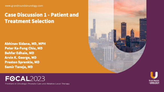 Case Discussion 1 – Patient and Treatment Selection