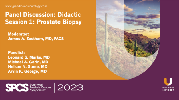 Panel Discussion: Didactic Session 1: Prostate Biopsy