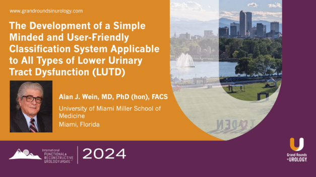 IFRUU Lectureship: Development of a Simple-Minded and User-friendly Classification System Applicable to All Types of Lower Urinary Tract Dysfunction