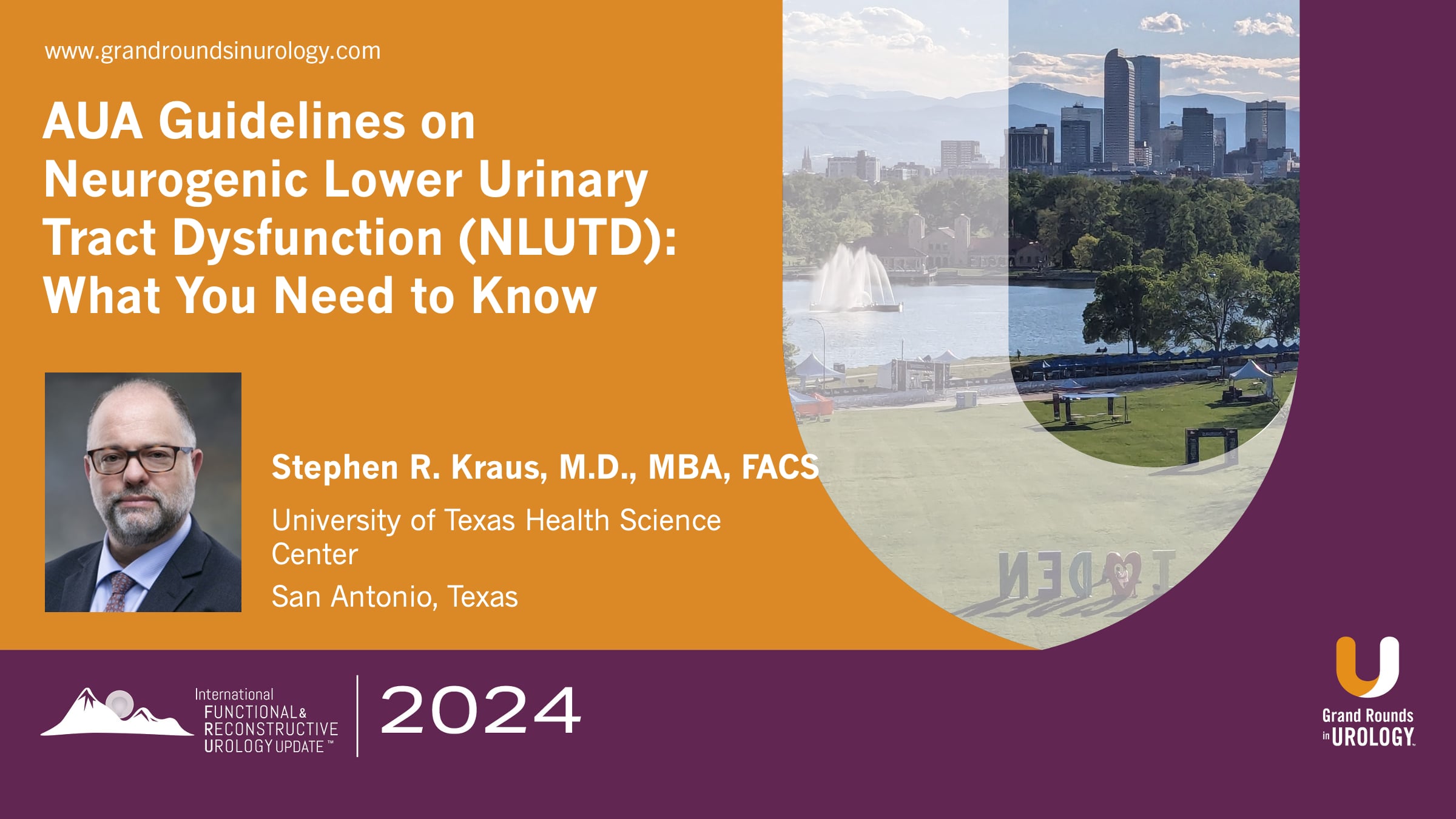 AUA Guidelines on Neurogenic Lower Urinary Tract Dysfunction