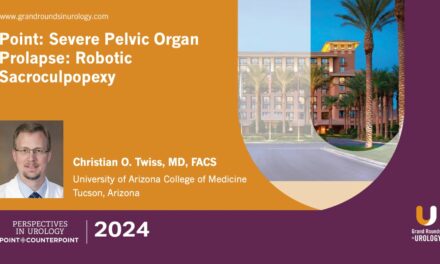 Point: Severe Pelvic Organ Prolapse Robotic Sacroculpopexy