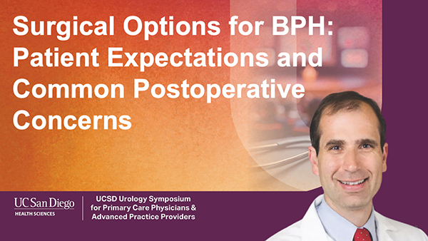 Surgical Options for BPH: Patient Expectations and Common Postoperative Concerns