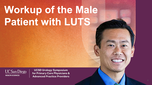 Workup of the Male patient with LUTS